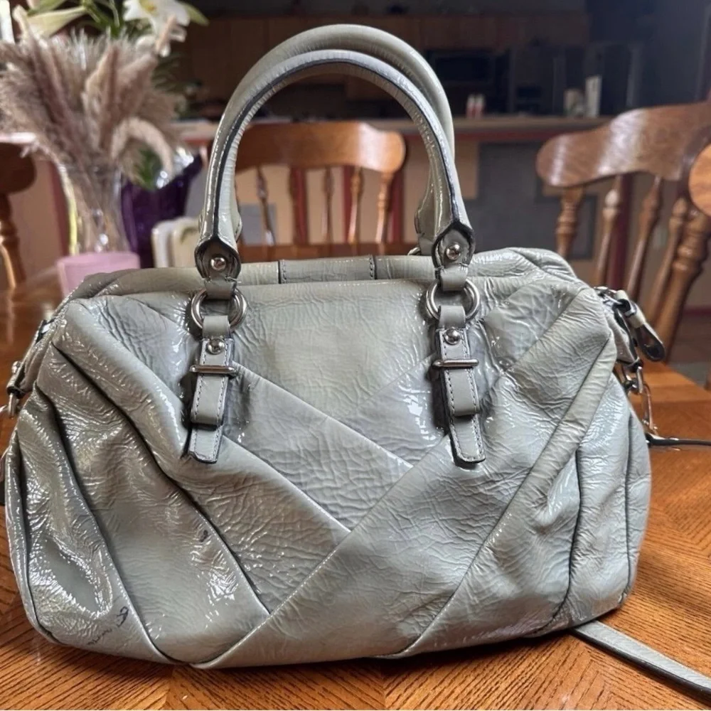 Coach Leather handbag Grey - Picture 3 of 12